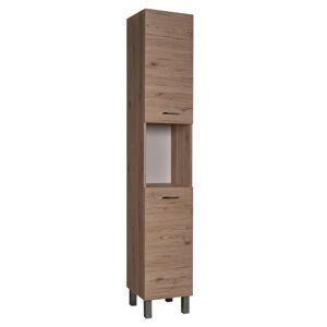 Tecnomat COLONNA LAGUNA E JESS IN TRUCCIOLATO QUERCIA NATURALE 2ANTE VANO 34x34x183 cm (LxPxH)