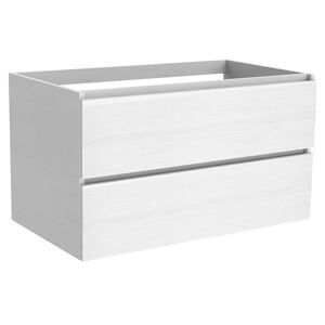 Tecnomat BASE DOLOMITE IN LEGNO BIANCO 2 CASSETTI 90x50x50 cm (LxHxP) SOFT CLOSE