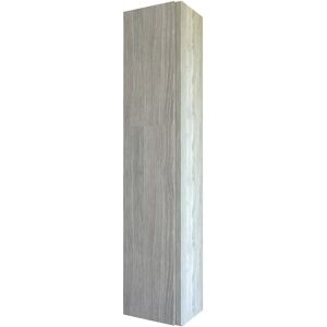 Tecnomat COLONNA SOSPESA OVER IN LEGNO ROVERE GRIGIO 1 ANTA 34x162x25 cm (LxHxP)