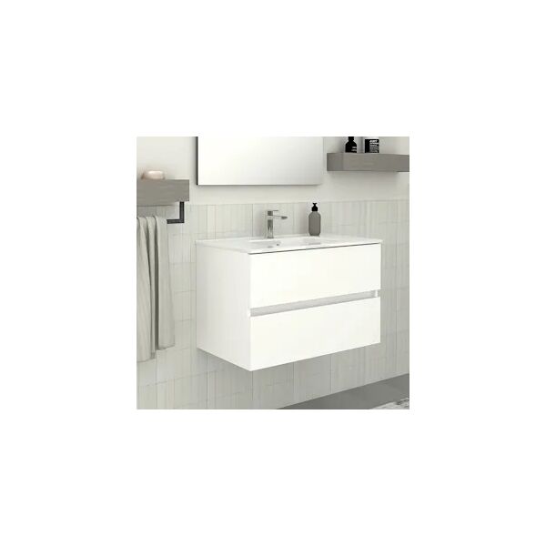 legnox crea consolle 2 cassetti 80 cm. c/lavabo codice prod: 5kretv1.068 5domlv1.001