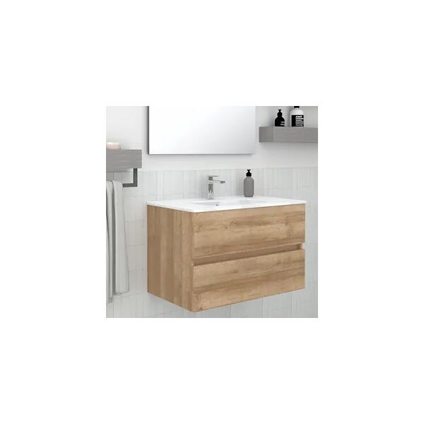 legnox crea consolle 2 cassetti 80 cm. c/lavabo codice prod: 5kretv1.056 5domlv1.001