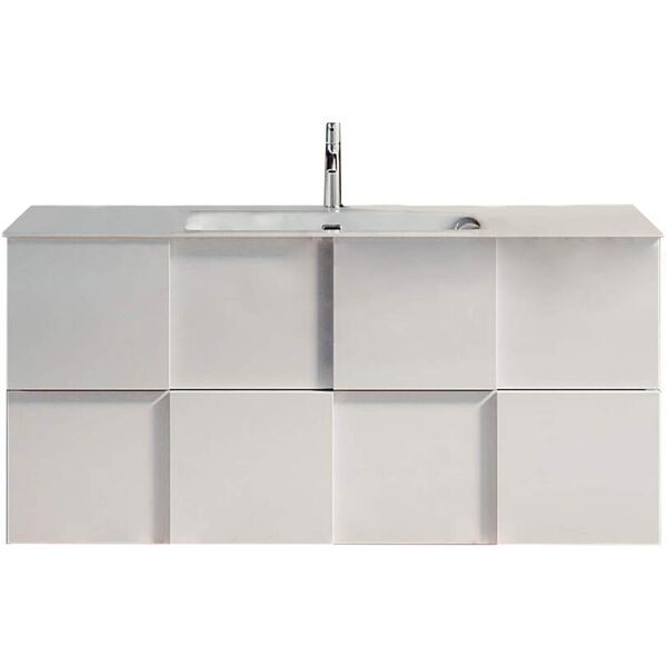 milani home mobile lavabo sospeso di design moderno industrial bianco 101 x 45 x 85 cm