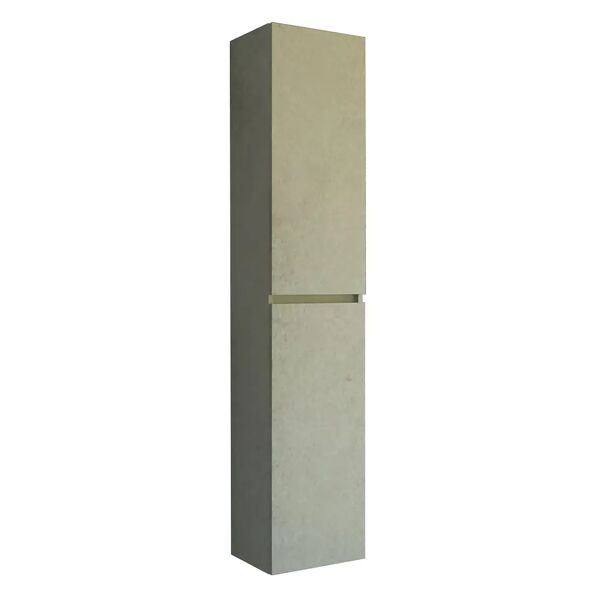 tecnomat colonna sospesa venus 2 ante reversibile in legno cemento 34x162x25 cm (lxpxh)