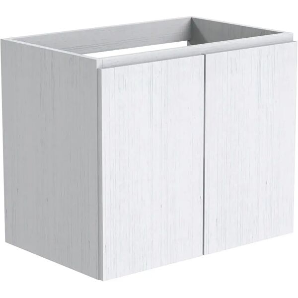 tecnomat base miami in legno bianco foresta 2 ante 60x39x50 cm (lxpxh)