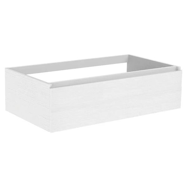 tecnomat base dolomite in legno bianco foresta 1 cassetto 90x25x50 cm (lxhxp)