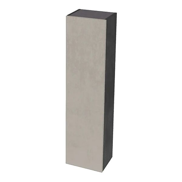 tecnomat colonna sospesa smart in legno 1 anta lava e grigio 30x138x28 cm (lxhxp) apertura push-pull