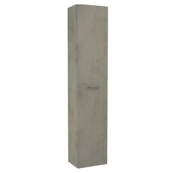 tecnomat colonna sospesa asya in legno cemento 1 anta soft close 34x162x25 cm (lxhxp)