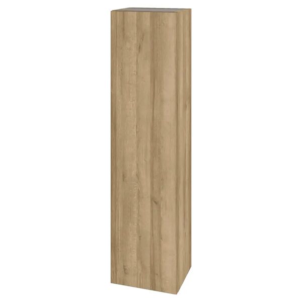 tecnomat colonna sospesa domus in legno 1 anta rovere farnia 35x138x28 cm (lxhxp) apertura push-pull