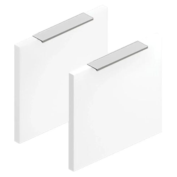 tecnomat coppia di frontali modul in legno bianco opaco con maniglia 30x27,2 cm (lxh)