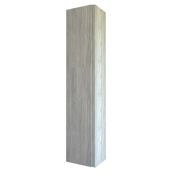 tecnomat colonna sospesa over in legno rovere grigio 1 anta 34x162x25 cm (lxhxp)