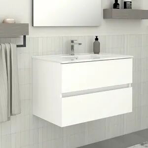 Legnox Crea Consolle 2 Cassetti 80 Cm. C/lavabo Codice Prod: 5kretv1.068 5domlv1.001