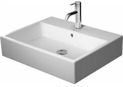 Duravit Vero Air Lavabo Con Tp 600x470 Bianco Bordo Rubinetteria Fissaggi Inclusi Codice Prod: 2350600027