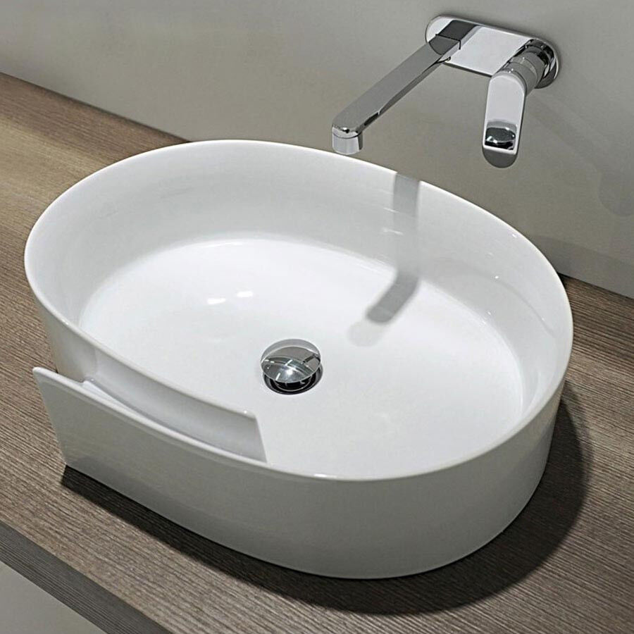 Ceramica Flaminia Flaminia Roll lavabo da appoggio cm 56 Bianco