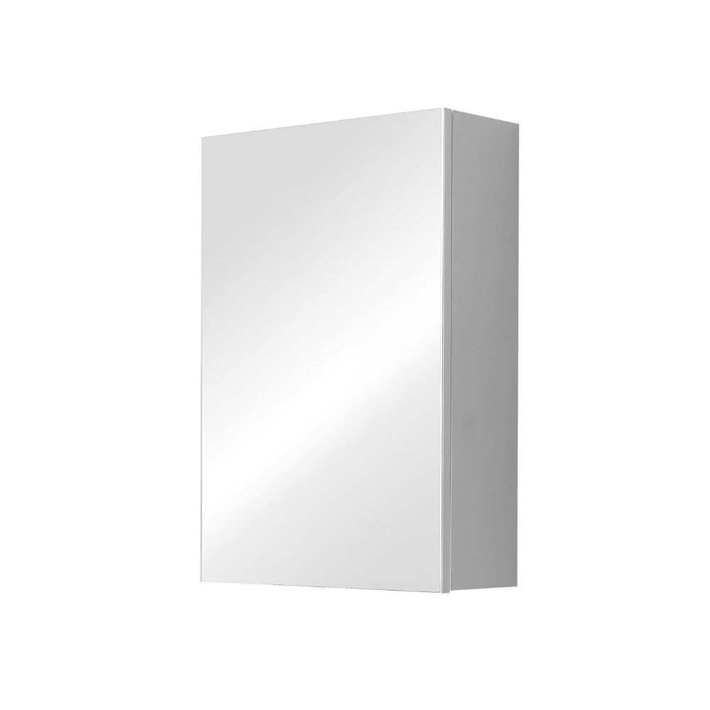 Toscohome Pensile bagno 38x60 cm colore bianco con specchio e anta reversibile -  Solo2