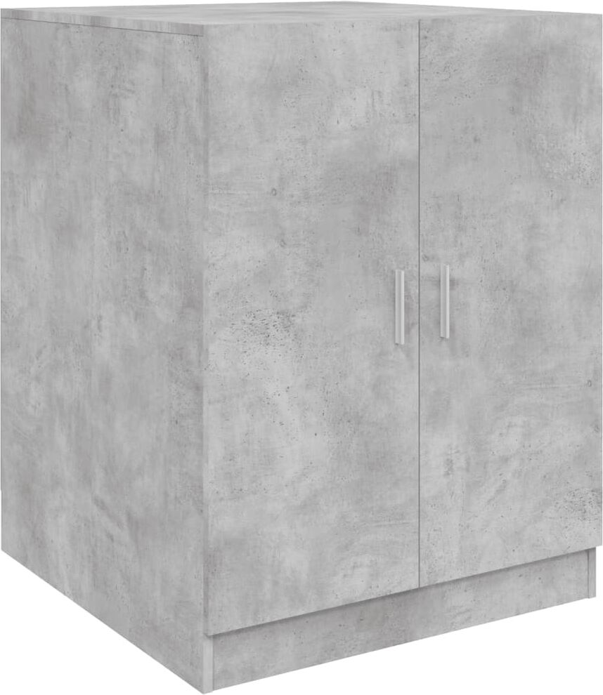 vidaXL Mobile per Lavatrice Grigio Cemento 71x71,5x91,5 cm