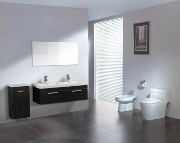 Arredo Casa Facile Mobile Bagno Pensile Wengãˆ Da 120 Cm Completo