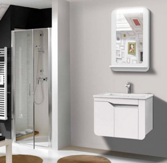 Arredo Casa Facile Mobile Bagno Pensile Bianco Da 60 Cm Completo