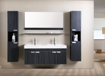 Arredo Casa Facile Mobile Bagno Pensile Wengãˆ Da 120 Cm Completo Doppio Lavabo