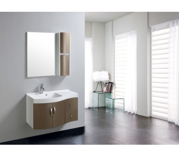 Arredo Casa Facile Mobile Bagno Completo Pensile 90cm Marrone