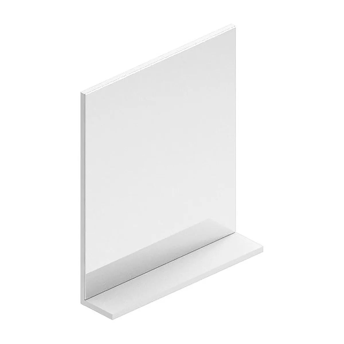 Specchio Con Mensola Louis/space Bianco Nova 60x2/13x70 Cm (Lxpxh)
