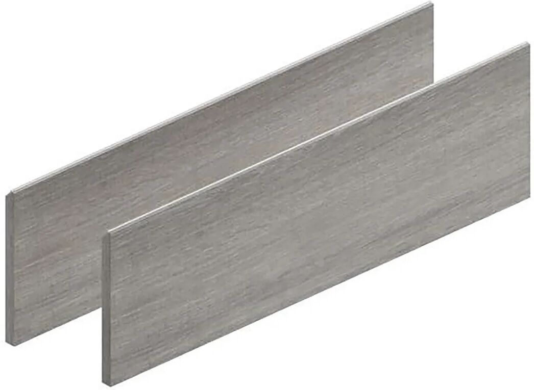 Coppia Di Frontali Modul In Legno Metz Con Gola 80x27,2 Cm (Lxh)