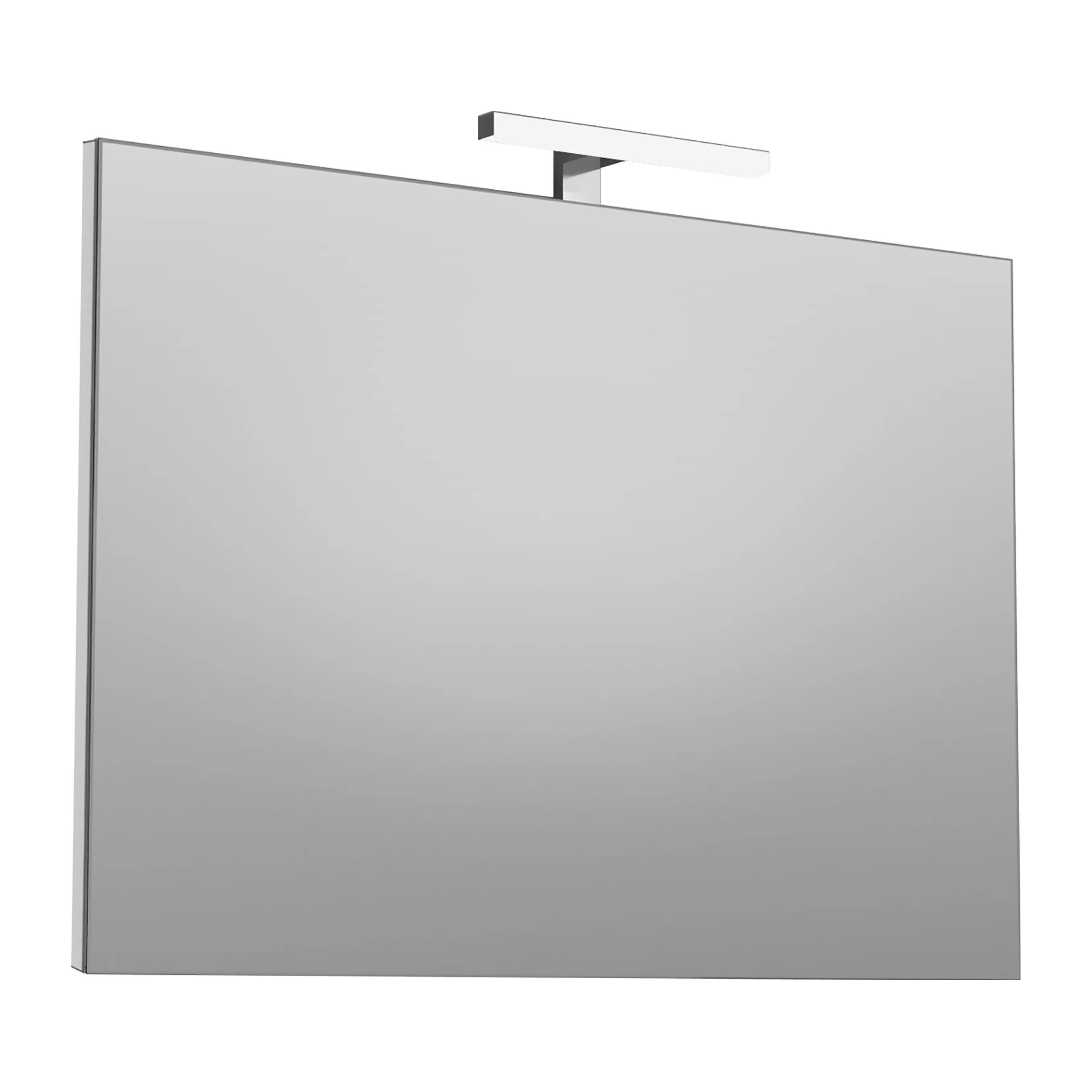 Specchio Orange 80x70 Cm (Lxp) Filo Lucido Reversibile Lampada Led Luce Fredda 6 W Inclusa