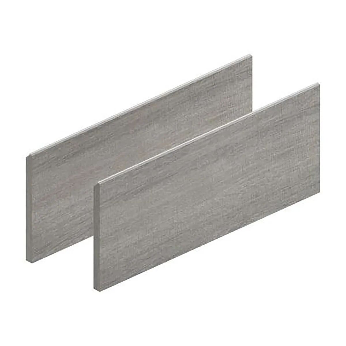 Coppia Di Frontali Modul In Legno Metz Con Gola 60x27,2 Cm (Lxh)