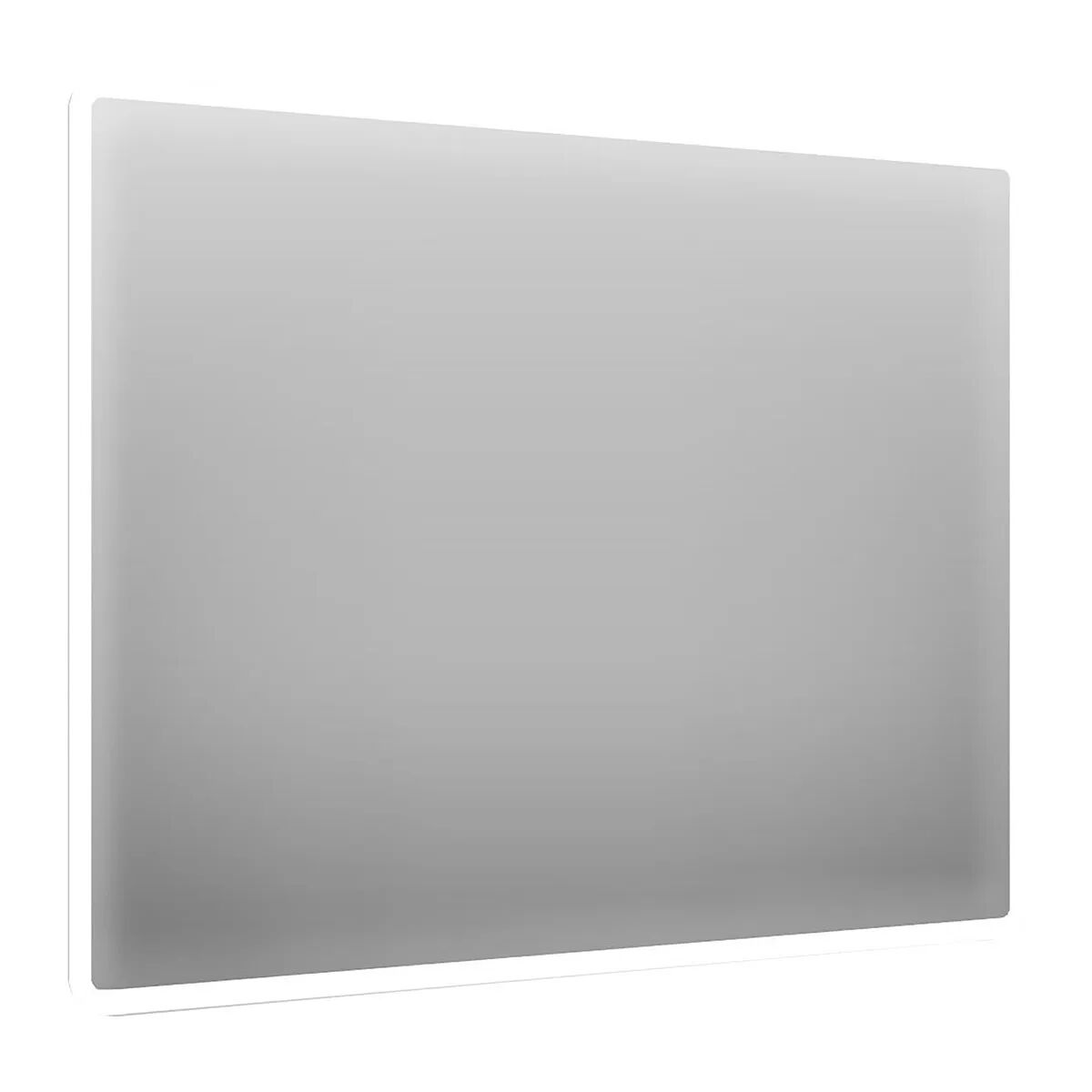 Specchio Aria 90x75 Cm Filo Lucido Retroilluminato Reversibile Strip Led 15w Ip44