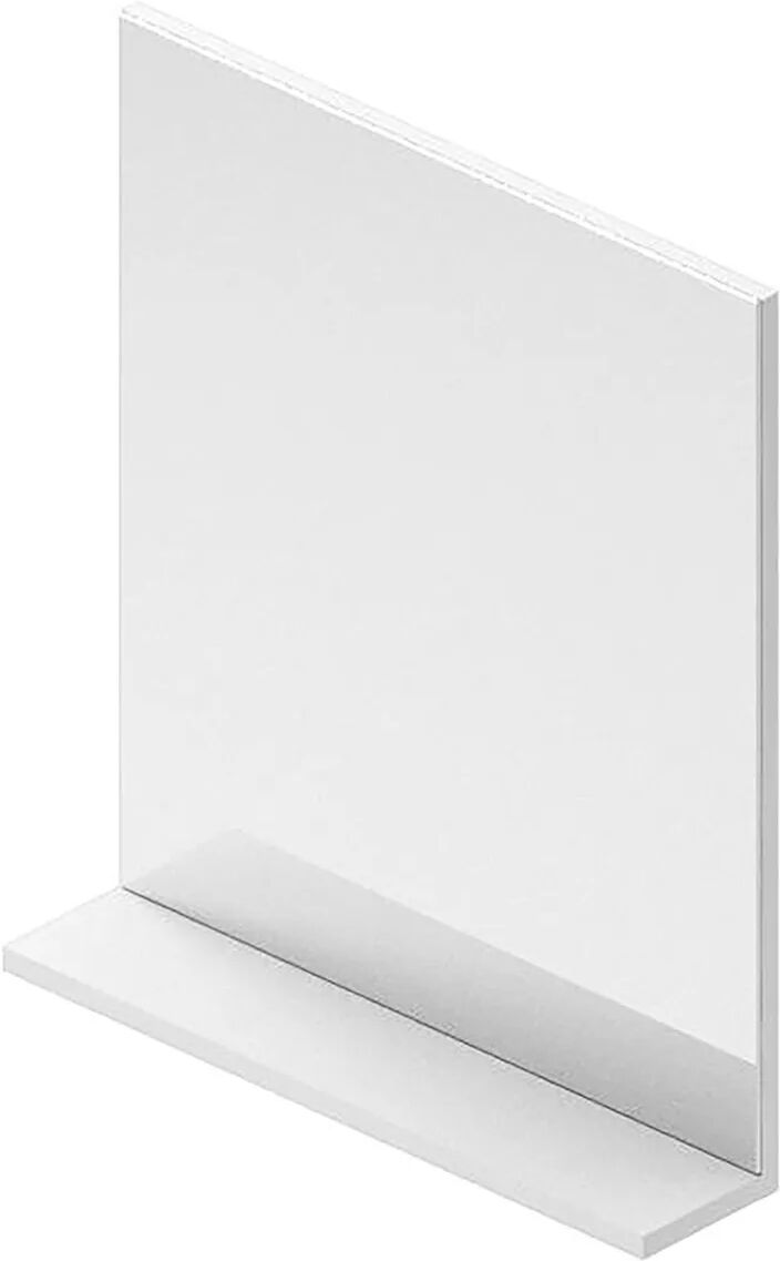 Tecnomat SPECCHIO CON MENSOLA LOUIS/SPACE BIANCO NOVA 60x2/13x70 cm (LxPxH)