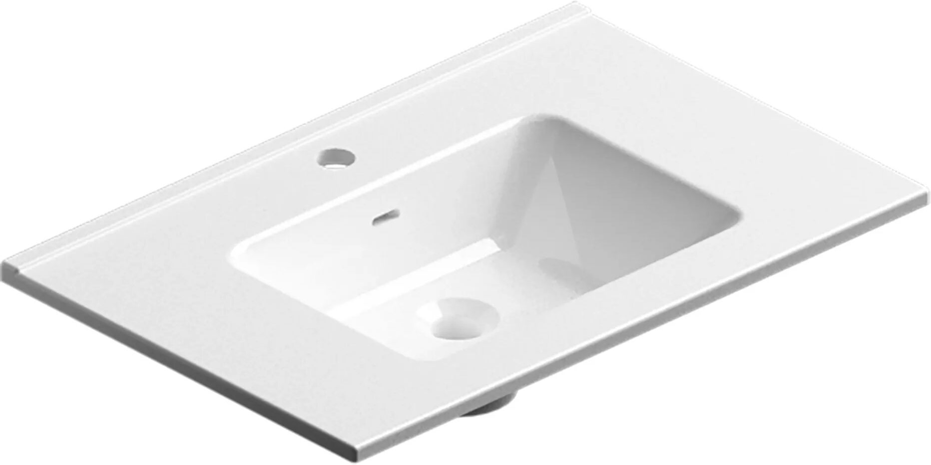 Tecnomat LAVABO SMALL LAUNDRY CERAMICA BIANCO 71x46 cm (LxP)