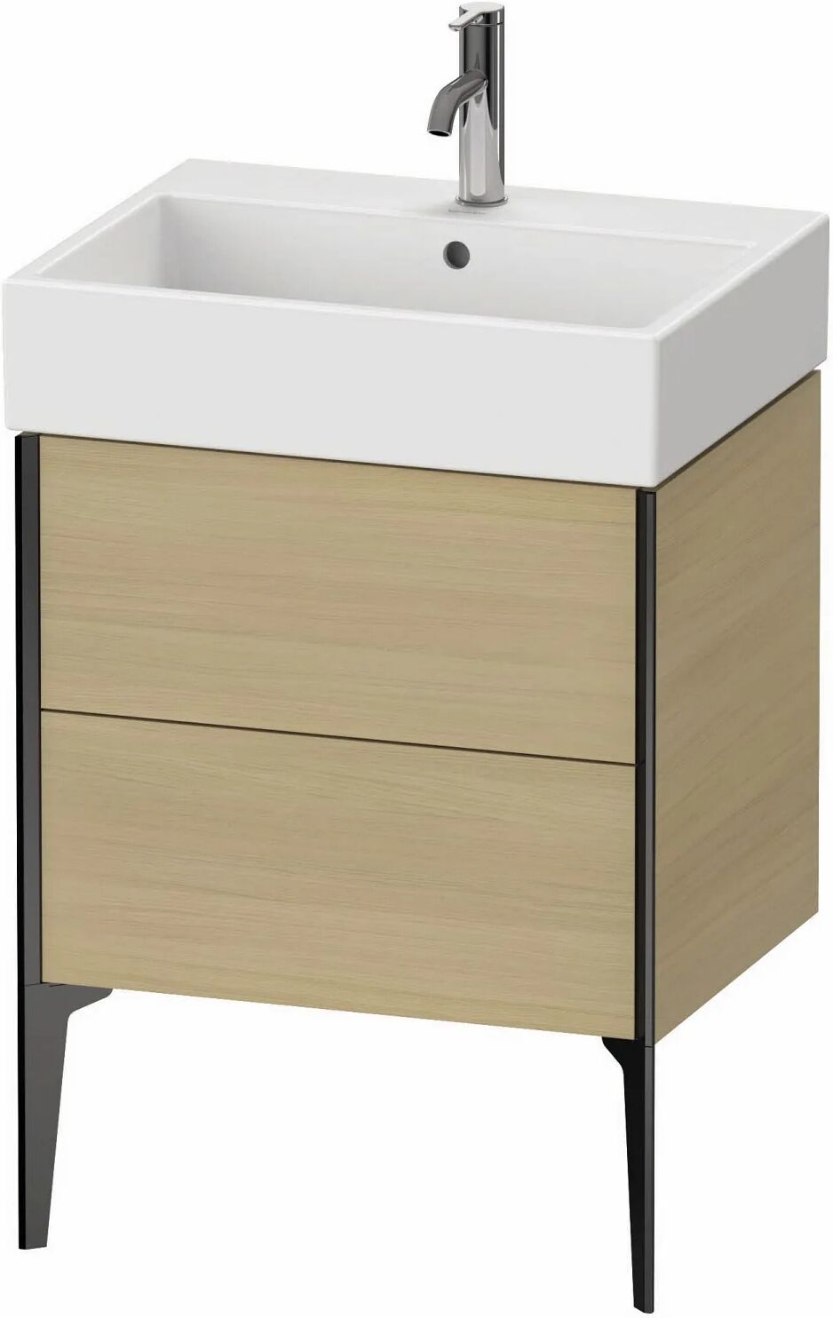 Duravit XViu Waschtischunterbau stehend 58,4 cm, 2 Auszüge   mediterrane eiche (echtholzfurnier) XV45340B271