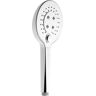 Sturotec Eco-Line hand shower round with 3 spray types STUBETQ5004SB