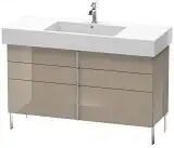 Duravit Vero Waschtischunterschrank für Vero Waschtisch 125 cm, mit 2 Schubkästen und 1 Auszug Vero B: 120 T: 44,6 H: 58,1 cm