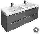 Villeroy & Boch Subway 2.0 Waschtischunterschrank XL 128,7 cm Subway 2.0 B: 128,7 T: 44,9 H: 52 cm weiß matt A69910MS