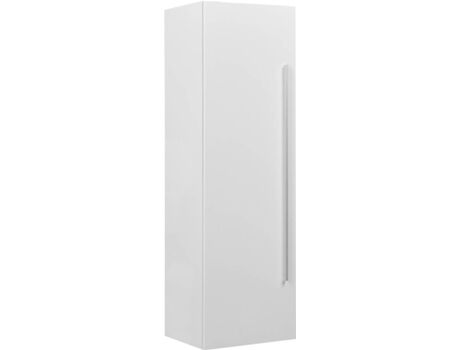 Beliani Armário de WC de Parede Mataro (Branco - MDF - 35x40x132 cm)