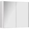 Ebern Designs Haadia 600mm H Framed Medicine Cabinet with Fixed Shelves white 60.0 H x 80.0 W x 16.0 D cm