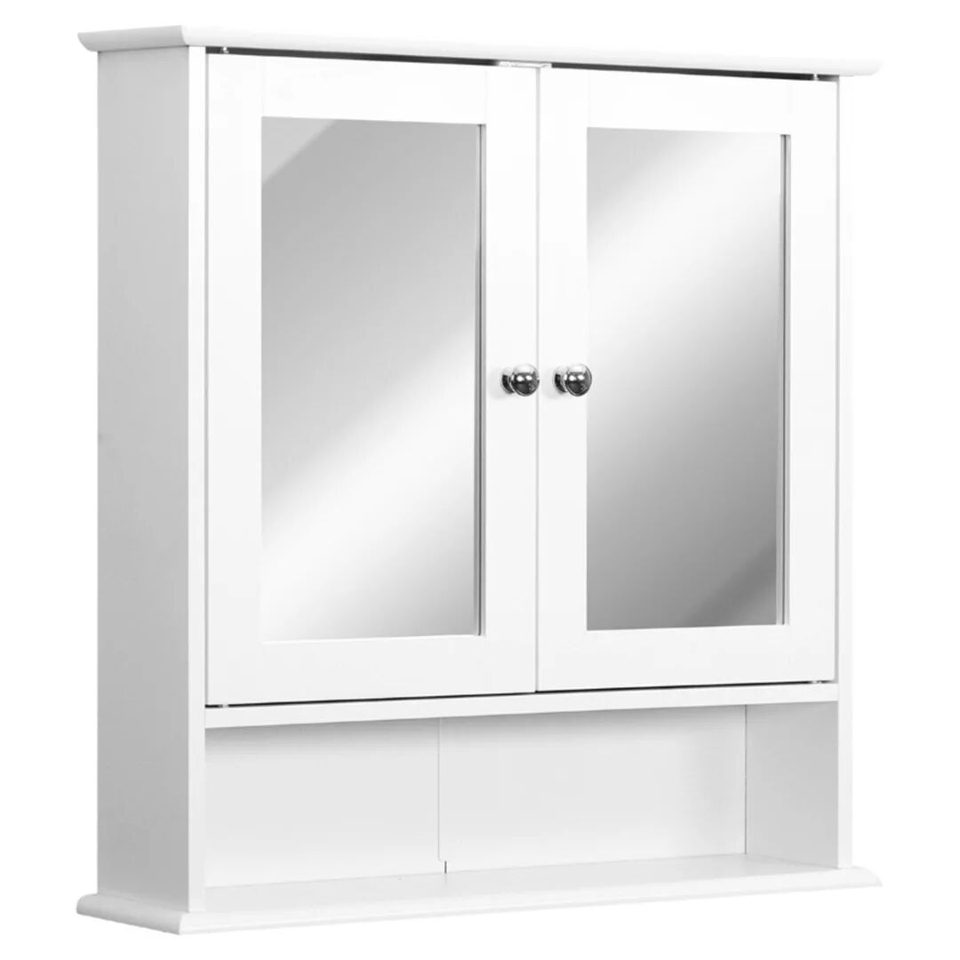 Photos - Other sanitary accessories Rosalind Wheeler Wall-Mounted Bathroom Cabinet Mirror Door, 56L X 13W X 58