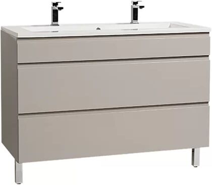 Ebern Designs Gammon 1200mm Free-standing Double Vanity Unit Ebern Designs Vanity Base Colour: Moonlight Grey 3cm W X 4cm D