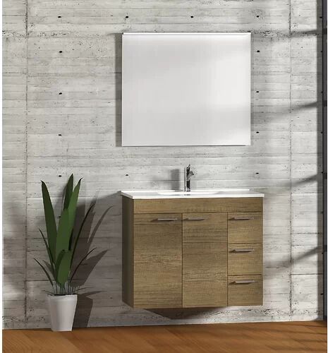 Symple Stuff Bathroom 700mm Wall Hung Single Vanity Unit Symple Stuff 135cm W X 200cm D