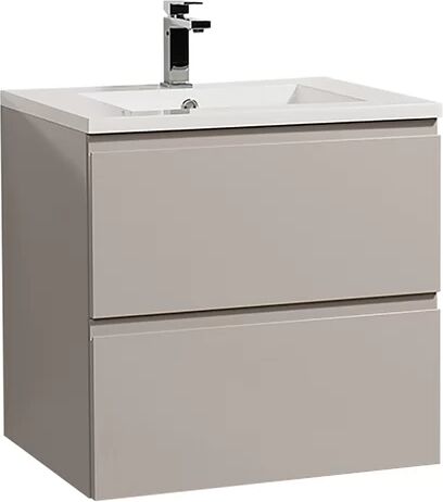 Ebern Designs Gammon 600mm Wall Hung Single Vanity Unit Ebern Designs Vanity Base Colour: Moonlight Grey 45cm H x 45cm W