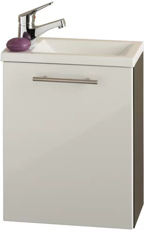 Belfry Bathroom 40cm Wall Mounted Vanity Unit Belfry Bathroom Finish: Anthrazit und Weiß  - Size: 50cm H X 40cm W X 22cm D