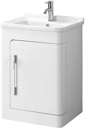 Ivy Bronx 600mm Free-standing Vanity Unit Ivy Bronx 46cm H X 25cm W X 25cm D