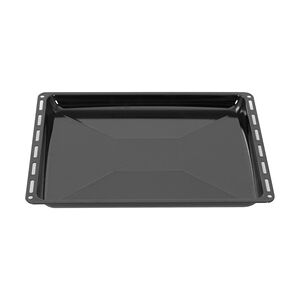 ICQN Backblech 445 x 375 x 25 mm   Passend für Whirlpool, Ignis, Bauknecht, Indesit, Algor, Neckermann, Lloyds   Emailliert Fettpfanne für Backofen