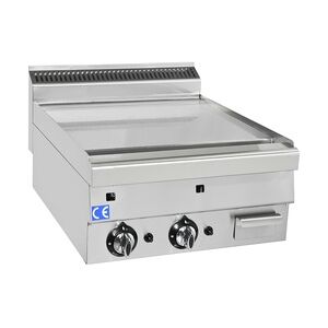 Gas-Grillplatte 600 x 630 mm glatt