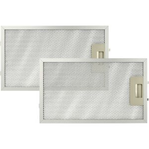 2x Filter Metallfettfilter kompatibel mit Electrolux EFC6412X, DK9660-AD Dunstabzugshaube - 32,5 x 19,6 x 0,85 cm, Metall - Vhbw