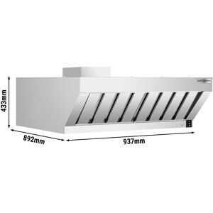 GGM Gastro - Hotte de condensation avec filtre a charbon