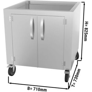 GGM Gastro - Soubassement pour four a charbon du bois Argent