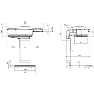 Cheminée, conduits & raccords hotte ELICA KIT0130427A Noir - Publicité