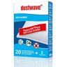 dustwave 20 ® stofzuigerzakken voor Bosch BGL35MOVE1, Bosch BSG62030, Adix SI 150, Adix SI 200, Bosch BSGL32210, Siemens GXXL Plus, Bosch VS 81 A 00 Fluid Plus, Siemens Q5.0, Siemens VBBS600V00, Siemens VBBS616V00, Siemens VBBS625V00, Siemens VS06G2001, S