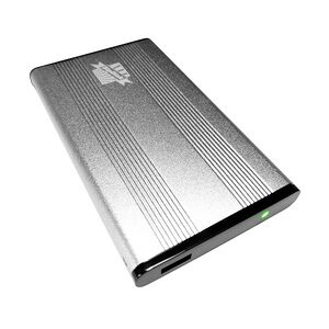 Externes USB 3.0 Gehäuse aus Aluminium für 2,5 Zoll Festplatten SATA HDD und SSD, HipDisk, 10er Pack